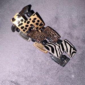 Animal print bracelet